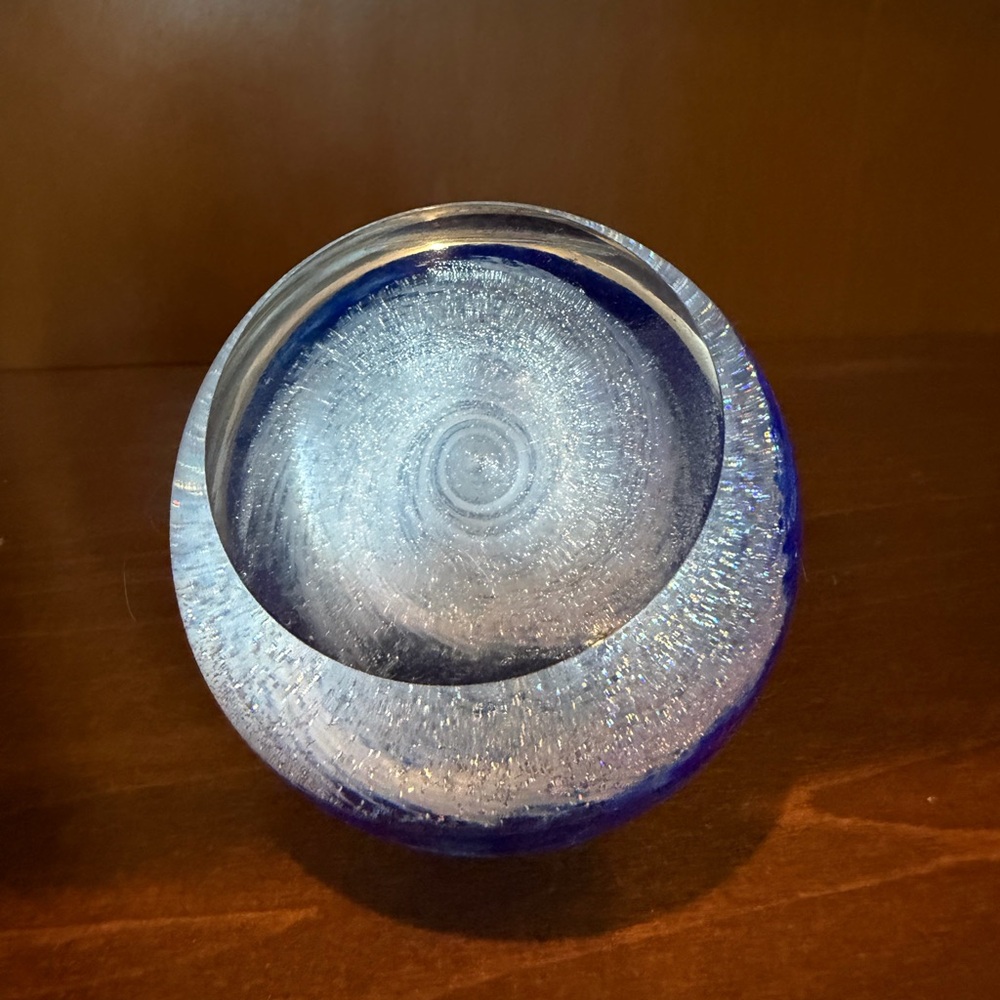 GLASS EYE STUDIO ANDROMEDA GALAXY Paperweight